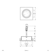 EVN Lichttechnik - Downlight/Strahler/Flutlicht Möbeleinbauleuchte 453 614 12V GY6,35 35W