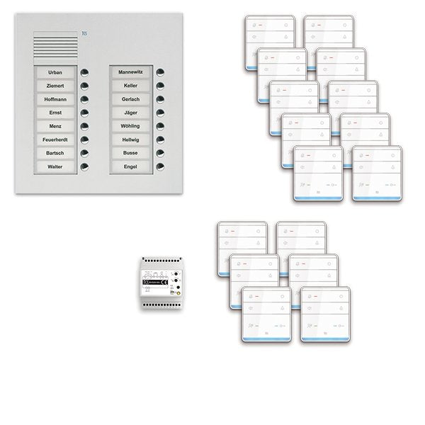 TCS Tür Control - Türsprech-Set pre:pack Audio UP 16WE PPUF16/2-EN/01 m.Außenstation PUK
