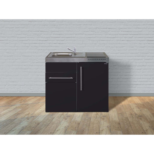 Stengel - Mini-Küche Miniküche Premiumline MPSM100SGKFreBliS Schwarz matt