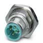 Phoenix Contact - Rundsteckverbinder, feldkonfektionierbar (Industriesteckverbinder) Einbausteckverbinder SACC-DSI-MSD#1456514 − 20 Stück