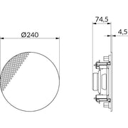 WHD - Lautsprecher Design-Lautsprecher R2408SLws 2-Wege,40W,8Ohm