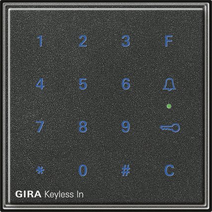 Gira - Bussystem-Zutrittskontrolleinrichtung Code Tastatur anth 260567 Keyless In