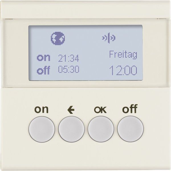 Berker - Bussystem-Zeitschaltuhr KNX-Funk Zeitschaltuhr 85745282 weiß glänzend