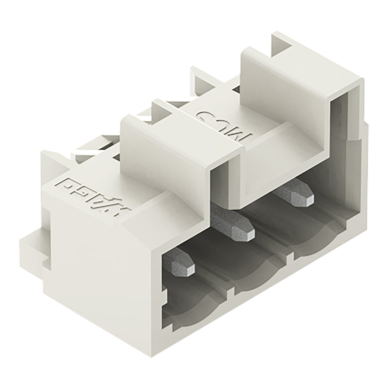 WAGO - Leiterplattensteckverbinder THT-Stiftleiste Lötstift 721-463/001-000 1,2x1,2,abgew.,lgr − 200 Stück