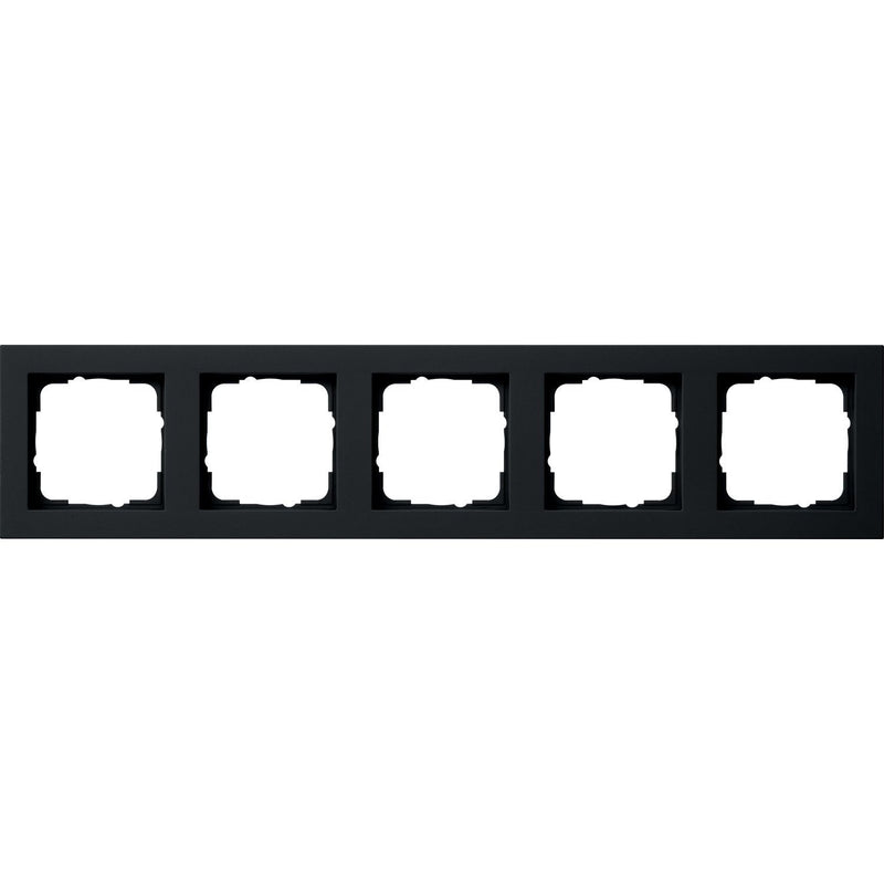 Gira - Abdeckrahmen 5f. sw 021509