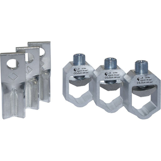Mersen - Zubehör/Ersatzteile für Niederspannungs-Schalttechnik V-Klemme Set 1.003.508 (VE3) 3Stk. 70-240mmq+Las