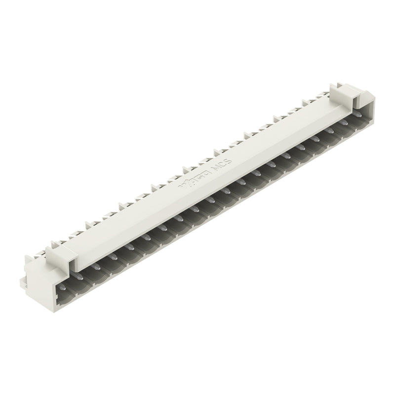 WAGO - Leiterplattensteckverbinder THT-Stiftleiste Lötstift 721-450/001-000 1,0x1,0,abgew.,lgr − 50 Stück