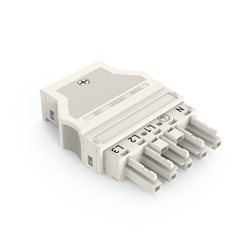 WAGO - Steckverbinder für steckbare Gebäudeinstallation Buchse 770-425 0,5-4mmq weiß − 50 Stück
