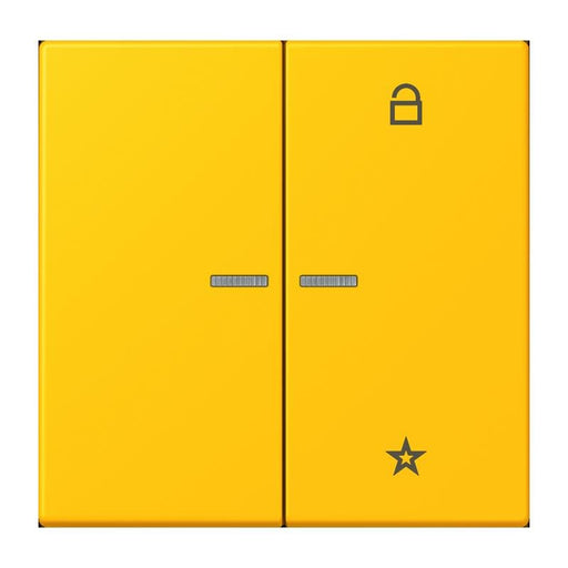 Jung - Bedienelement intelligent eNet Taster Universal 1f. FM LC 1701 263 le jaune vif (4320W)