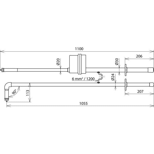 DEHN - Spannungsprüfgerät Gleichspannungsprüfer PHEG2 P SN7346 PHE/G II