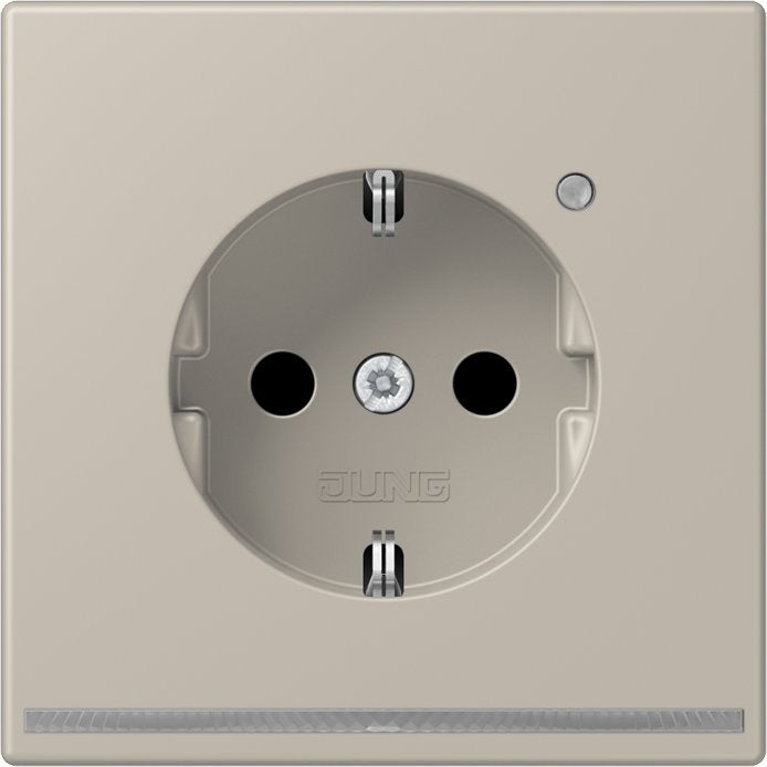 Jung - Steckdose SCHUKO-Steckdose 16A 250V ES 1520-O LNW LED-Orient.licht ws