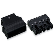 WAGO - Steckverbinder für steckbare Gebäudeinstallation Stecker 770-115 2x0,5-4mmq schwarz