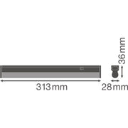 Ledvance - Lichtleiste LED-Lichtleiste m.Schalter LNCOMPSWITCH3004W 3K 3000K
