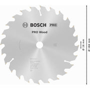 Bosch - Kreissägeblatt PRO Wood Kreissägeblatt, 2608640817 184 x 2,6 x 16 mm