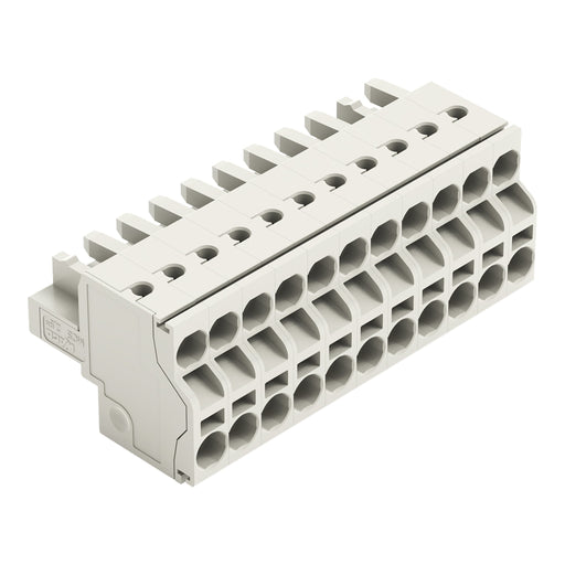 WAGO - Kabelsteckverbinder für Leiterplattensteckverbinder 2-Leiter-Federleiste 721-2111/026-000 CAGECLAMP,2,5mm²,lgr − 25 Stück