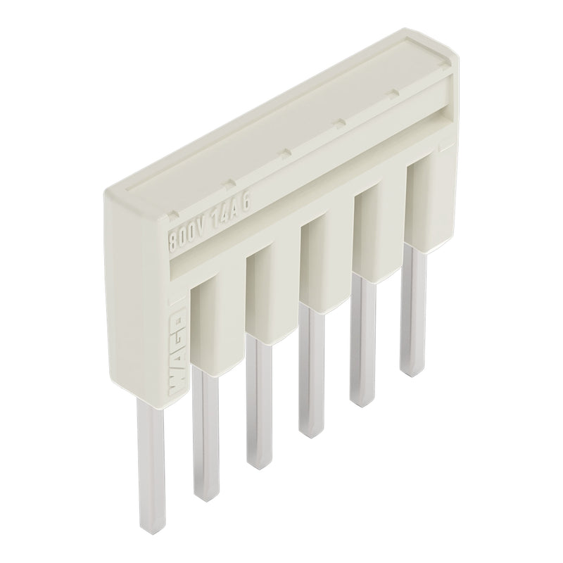 WAGO - Querverbinder/Brücker für Reihenklemme Kammbrücker 2000-406 6fach lgr − 25 Stück