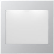 Jung - Info-Lichtsignal für Installationsschalterprogramme LED-Lichtsignal alu AL 2539 LEDWB mit ws und bl LEDs