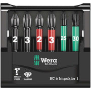 Wera - Bit-Set Bit-Sortiment 057695 Mini-Check, 6-tlg
