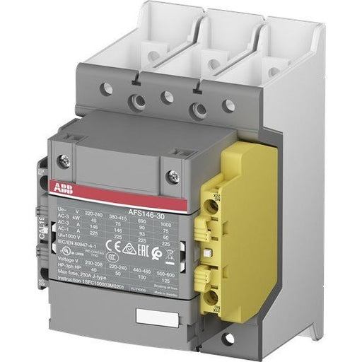 ABB Stotz S&J - Leistungsschütz zum Schalten von Wechselstrom Safetyschütz AFS146-30-12B-12 48-130V 50/60Hz / DC