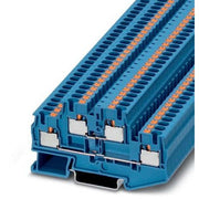 Phoenix Contact - Durchgangs-Reihenklemme Doppelstockklemme PTTB 4 BU 0,2-6qmm,blau