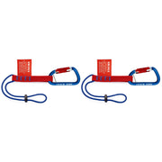 Knipex - Zubehör/Ersatzteile für Sicherheitsgeräte Werkzeug-Sicherungssystem 00 50 06 T BK (VE2) Schlaufe+Karabiner
