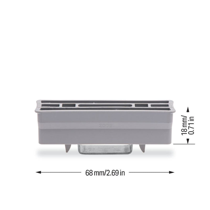 WAGO - Zubehör/Ersatzteile für Klemmen Sammelträger für Brücker 2009-180 grau − 25 Stück
