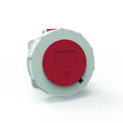 Bals Elektrotech - CEE-Anbausteckdose (IEC 60309) Anbausteckdose QC gerade 130156 32A 4p 440V 3h IP67 − 10 Stück
