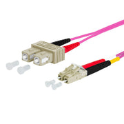 Metz Connect - Patchkabel LWL Duplexkabel LC/SC 151S1EOJO30E 50,0 OM4 3m