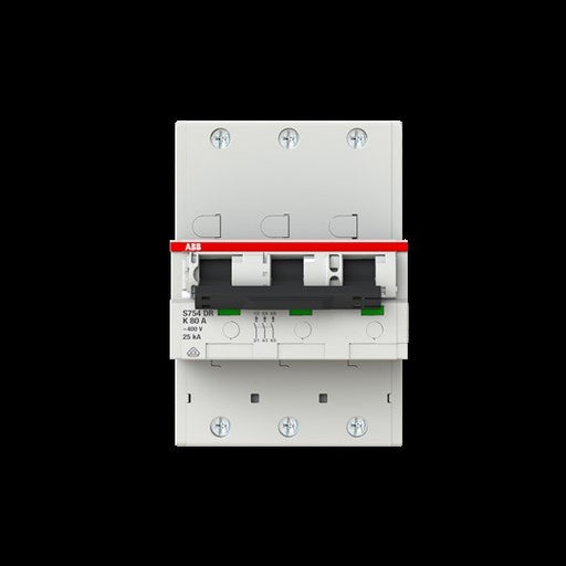 ABB Stotz S&amp;J - Selektiver Hauptleitungsschutzschalter Hauptlastschalter S753DR-K80 25kA,80A,3P − 1 Stück by ABB Stotz S&amp;J
