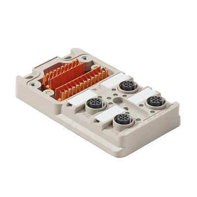Weidmüller - Passiver Sensor-/Aktor-Verteiler (ohne Leitung) Sensor-/Aktor-Verteiler SAI-4-M5PM12ECOUT Gehäuseunterteil − 2 Stück