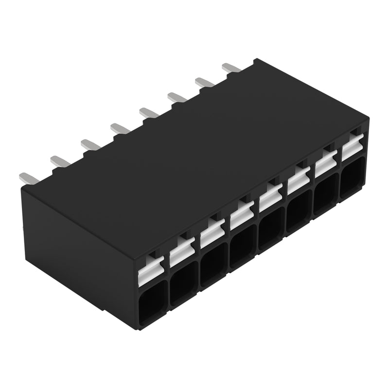 WAGO - Leiterplattenklemme THR-Leiterplattenklemme 2086-1108/997-607 Drücker,1,5mm²,sw − 940 Stück