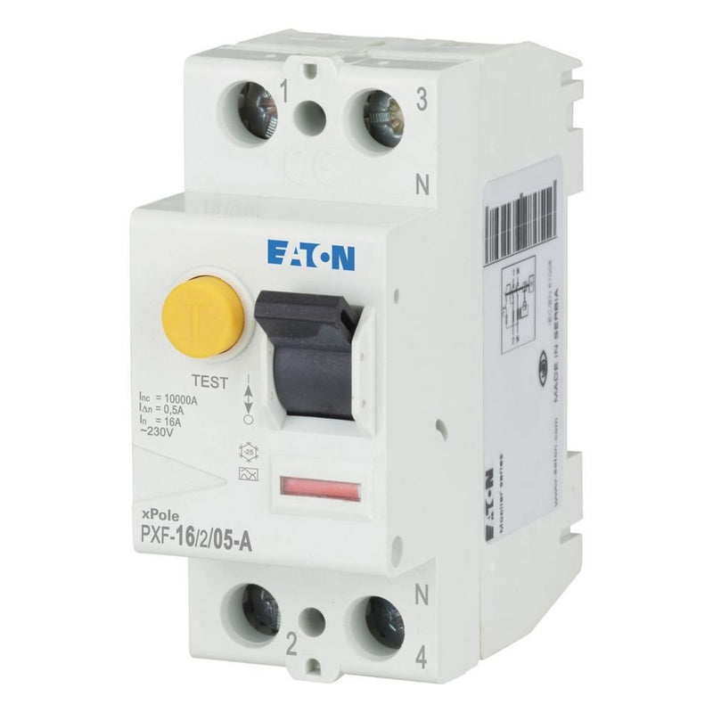 Eaton - Fehlerstrom-Schutzschalter FI-Schutzschalter PXF-16/2/05-A 16A 2p, 500mA