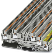 Phoenix Contact - Installations-Etagenklemme PTB 2,5-PE/L/TG 0,14-4qmm, grau − 50 Stück