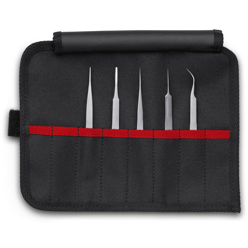 Knipex - Werkzeugset Präzisionspinzetten 92 00 02 -Set 5-teilig