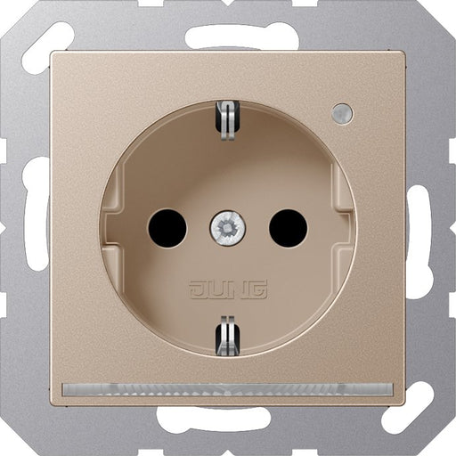 Jung - Steckdose SCHUKO-Steckdose 16A 250V A 1520-O CH LNW LED-Orient.licht ws