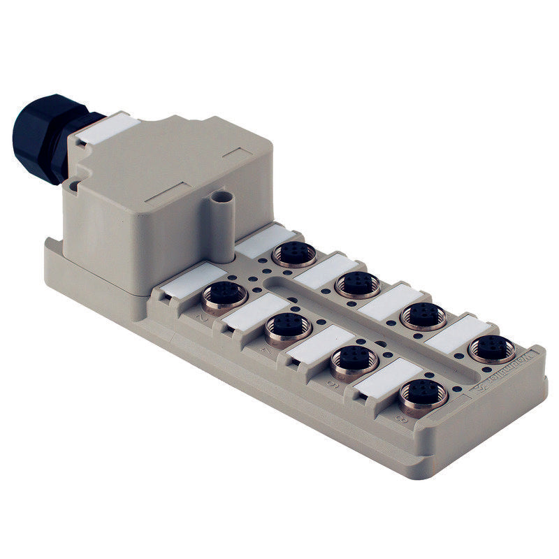 Weidmüller - Passiver Sensor-/Aktor-Verteiler (ohne Leitung) Sensor-Aktor-Verteiler SAI-8-M 5P M12 kompl.Modul, IP68