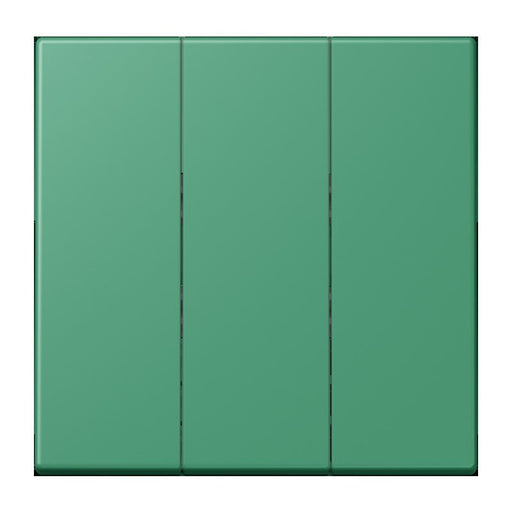 Jung - Abdeckung/Bedienelement für Installationsschalterprogramme Wippe 3fach LC 993 BF 250 vert 59 (4320G)