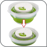 Emsa - Zubehör/Ersatzteile für Kleingeräte Falt-Salatschleuder BASIC trans/gn 4L