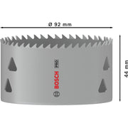Bosch - Lochsäge PRO Multi Material 2608901531 Lochsäge 92 mm mit