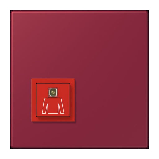 Jung - Behindertenelement für Installationsschalterprogramme Notrufsystem Ruftaster NRS LC 0834 RT 255 le rubis