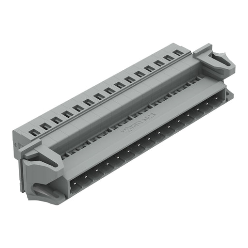 WAGO - Kabelsteckverbinder für Leiterplattensteckverbinder 1-Leiter-Stiftleiste 231-615/114-000 CAGECLAMP,2,5mm²,gr − 10 Stück