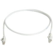 Telegärtner - Patchkabel Kupfer Patchkabel U/UTP Cat.6 100008063 1,0 m weiß, LSZH
