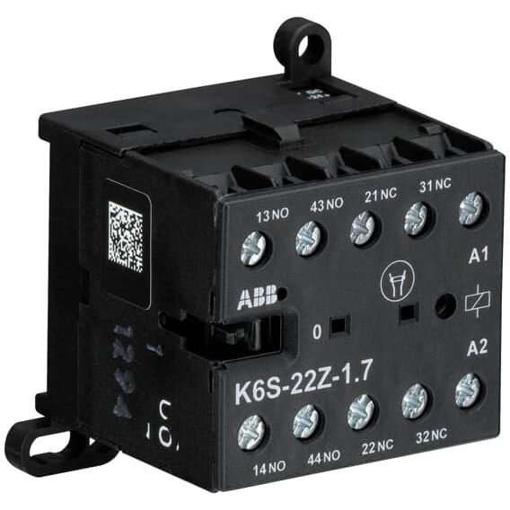 ABB Stotz S&J - Hilfsschütz, Relais Kleinhilfsschütz K6S-22Z-1.7-71 24V DC, 1,7W