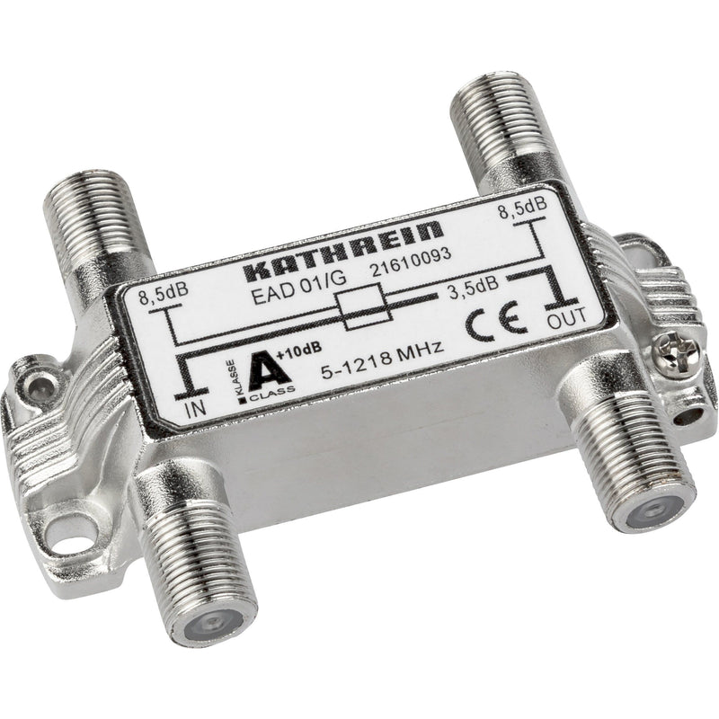 Kathrein - Abzweiger und Verteiler F-Abzweiger 2f. EAD 01/G 5-1218 MHz 8,5dB