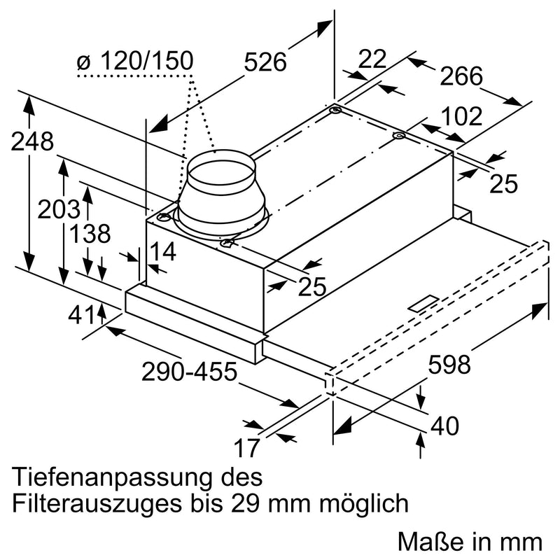 Siemens - Dunstabzugshaube Flachschirmhaube LI64LB531