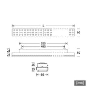 LTS Licht&Leuchten - Decken-/Wandleuchte LED-Leuchte LUZ-A14 106.830.ASsi 830, si