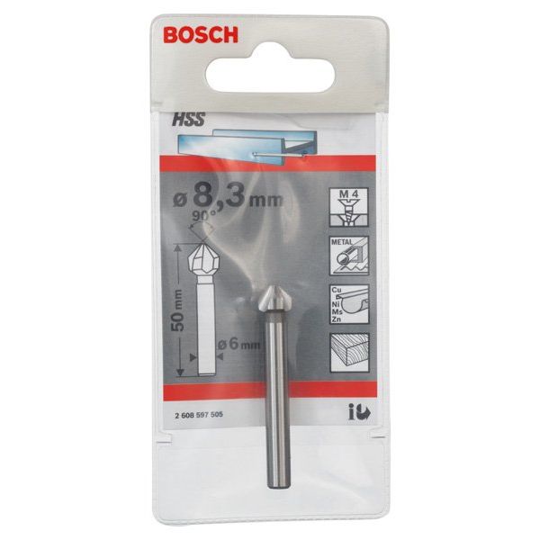 Bosch - Versenkbohrer PRO Soft Metal HSS 2608597505 Kegelsenker 8,3 x 50