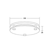Brumberg Leuchten - Mechanisches Zubehör/Ersatzteile für Leuchten Abdeckring 81222080 schwarz