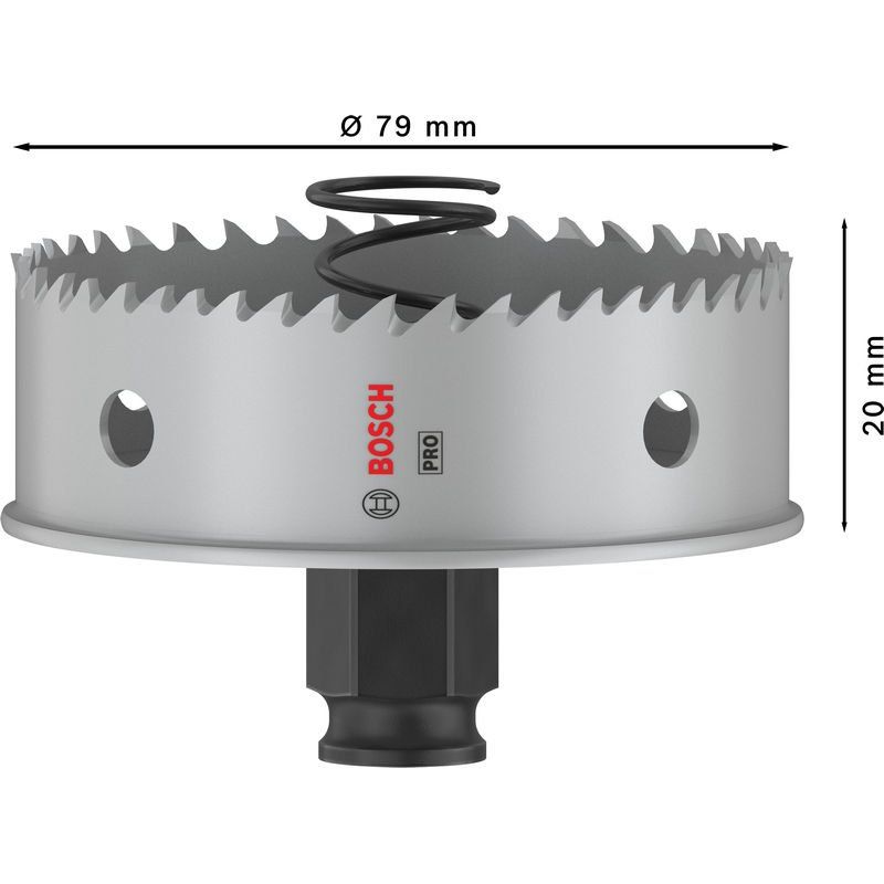 Bosch - Lochsäge PRO Sheet Metal PC Plus 2608594466 Lochsäge, 79 mm