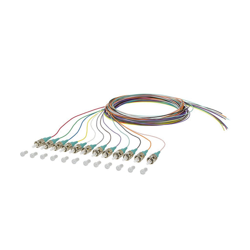 Metz Connect - LWL-Pigtail Pigtail ST-PC OM3 150M1AO0020E 12Frb,2m − 12 Stück